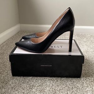 Black stiletto heels